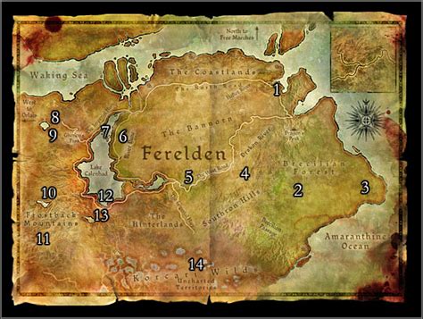 dragon age origins places|dragon age origins landmarks.